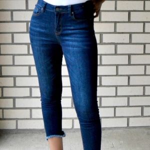 NEW HIGH WAIST DARK DENIM JEANS